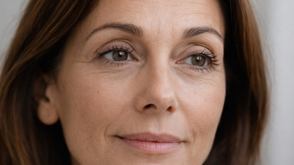 Paupières tombantes et poches sous les yeux